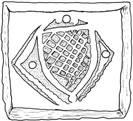 Schild gearceerd